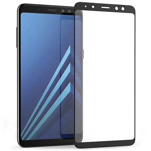 a8glass Samsung A730F Galaxy A8+ 2018 5D Full Cover Tempered Glass Screen Protector - Image 1