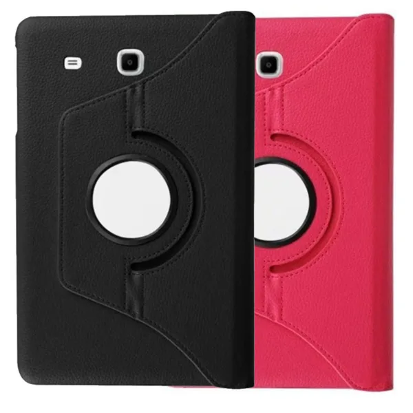 Samsung Galaxy Tab E 9.6 360 Degree Rotating Smart PU Leather Stand Case / Cover
