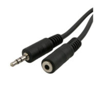 1.5m 3.5mm Stereo Jack Male To Female Aux Cable