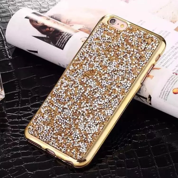 iPhone 7 / 8 Ultra Thin Luxury Glitter / Diamond Chrome Effect Case - Image 1