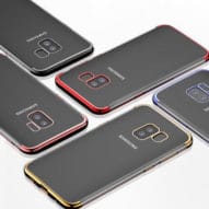 Samsung Galaxy J6 2018 Ultra Thin Clear Gel & Chrome Effect