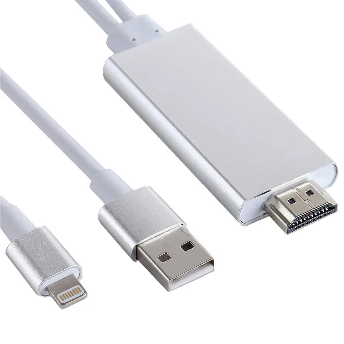 1.8M Lightning Digital AV HDMI TV Cable / Adapter for iPad, iPhone 5, 6, 7 - Image 2