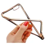 iPhone SE / 5s / 5 Ultra Thin Clear Gel & Chrome Effect Case - Image 2
