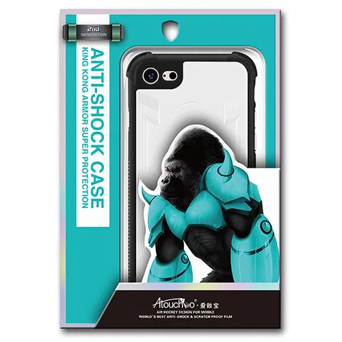 konggen2-1 iPhone 7 Plus / 8 Plus King Kong Armor Shockproof Transparent Back Cover - Image 1