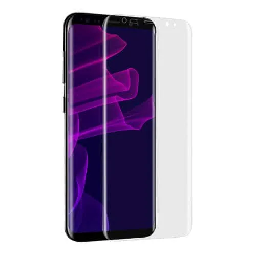 s8buff Samsung Galaxy S8 Plus Full Plastic Shock Absorption Clear Screen Protector - Image 1
