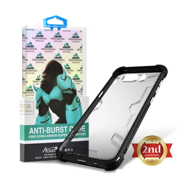 Samsung Galaxy S8 Plus King Kong Armor Shockproof Transparent Back Cover