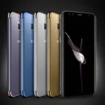 Samsung Galaxy S8 Plus Ultra Thin Clear Gel & Chrome Effect Trim Case