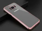 Samsung Galaxy S8 Ultra Thin Clear Gel & Chrome Effect - Image 3