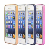 iPhone SE / 5s / 5 Ultra Thin Clear Gel & Chrome Effect Case