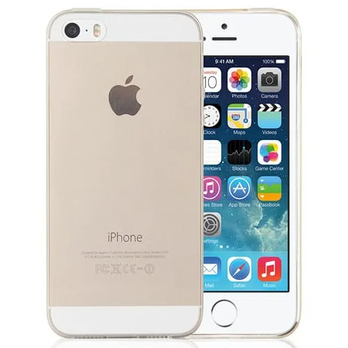 segel iPhone SE / 5s / 5 0.3mm Ultra Thin TPU Gel Case - Image 1