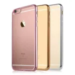 iPhone 6 / 6S Ultra Thin Clear Gel & Chrome Effect Case
