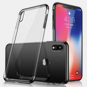 iPhone XS Max Ultra Thin Clear Gel & Chrome Effect Case