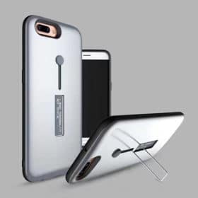 iPhone 6 Plus / 6s Plus / 7 Plus / 8 Plus Dual-Layer Shockproof Finger Strap Stand Case