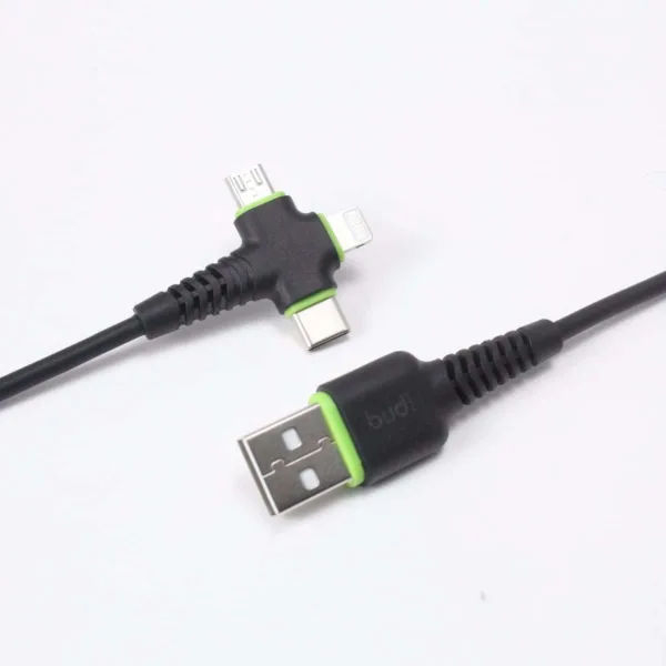 budi 3in1 Charge / Sync USB Cable M8J150+