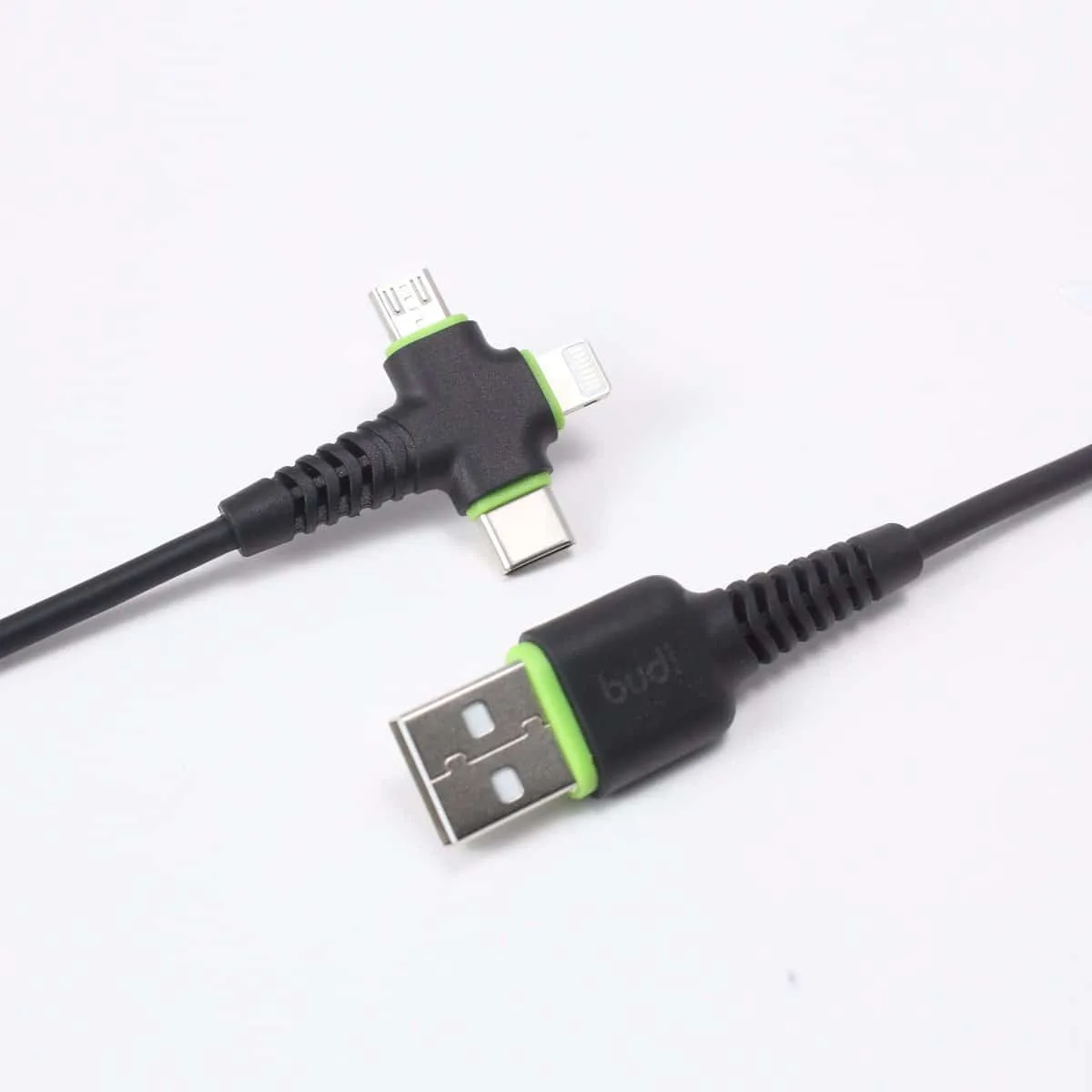 budi 3in1 Charge / Sync USB Cable M8J150+ - Image 1
