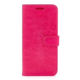 Samsung A515 Galaxy A51 PU Leather Side Opening Wallet Case With Card Slots - Pink