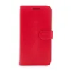 Samsung A715 Galaxy A71 PU Leather Side Opening Wallet Case With Card Slots - Red