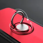 Samsung A750F Galaxy A7 2018 Hybrid Dual-Layer Armor Case With Magnetic Ring Stand - Image 3