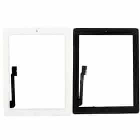 iPad 3 / 4 Replacement Glass Touchscreen Digitizer With Home Button & Flex Cable