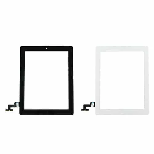 iPad 2 Replacement Glass Touchscreen Digitizer With Home Button & Flex Cable