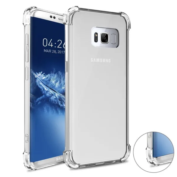 Samsung Galaxy S8 Plus Shockproof Corner Absorbent  TPU Gel Case
