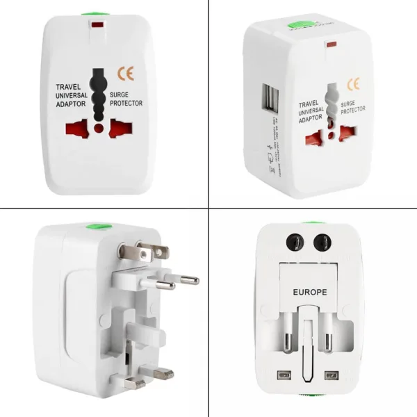 All-in-One Universal World Travel Adapter With USB