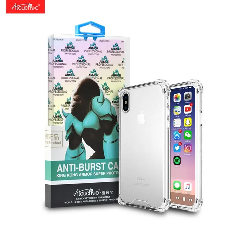 iPhone X / XS King Kong Anti-Burst Super Protection Shockproof TPU Gel Case - Image 2