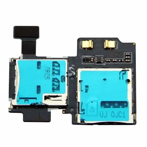 Samsung i9505 Galaxy S4 Sim & Memory Card Reader Flex Cable