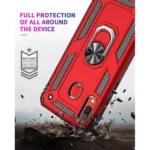 Samsung Galaxy A30 5G Hybrid Dual-Layer Armor Case With Magnetic Ring Stand