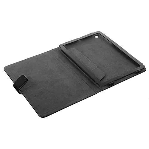 Gear4 Leather Flip Folio Case Cover for iPad Mini - Black/Grey - Image 3