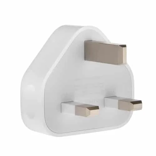 USB Plug / Socket 3 Pin UK Mains Charger For Mobile Phones