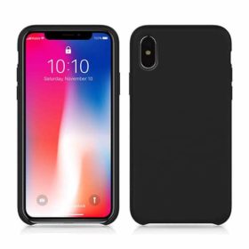 iPhone XS Max Silicone Liquid Rubber Soft Feel Case