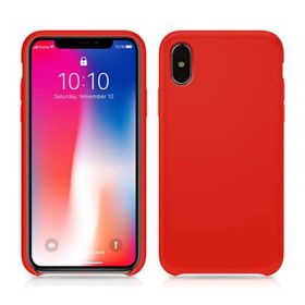 iPhone X / XS Silicone Liquid Rubber Soft Feel Case