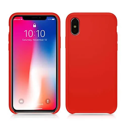 iPhone X / XS Silicone Liquid Rubber Soft Feel Case - Image 1