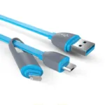 2in1 Micro USB Lightning Data Sync Charging Cable