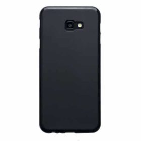 Samsung Galaxy J4 Plus Matte Black Cross Pattern TPU Gel Case