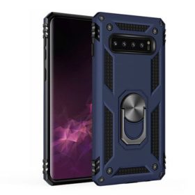 Samsung Galaxy S10 Plus Hybrid Dual-Layer Armour Case With Magnetic Ring Stand