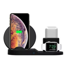 3in1 for Qi Wireless 10W Charging Station iPhone, Apple Watch & Airpods