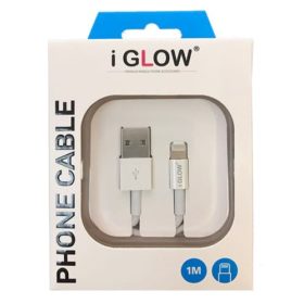 iGlow Premium Quality Lightning USB Data Cable - Retail Packed