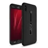 iPhone XS Max Dual-Layer Shockproof Finger Strap Stand Case