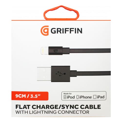 Griffin 9CM Lightning Cable MFI Approved Charge / Sync Cable