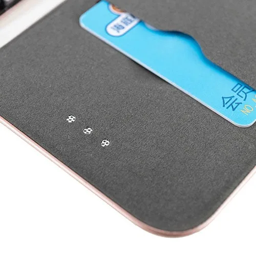 Slim Fitting Fashion Wallet Case With Magnetic Closing & Glitter Effect - Image 5