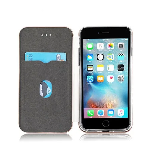 Slim Fitting Fashion Wallet Case With Magnetic Closing & Glitter Effect - Image 7