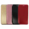 Slim Fitting Fashion Wallet Case With Magnetic Closing & Glitter Effect