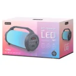 Bluetooth Speaker With LED Light, FM Radio, USB, Micro SD Card - Image 2