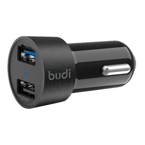 budi 3.4A Twin USB Port Car Charger