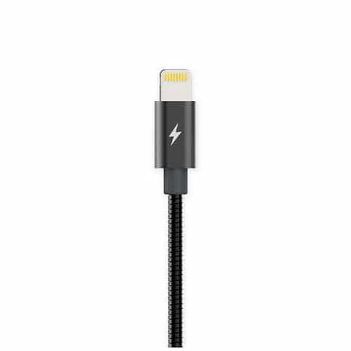 REMAX RC-080i Aluminium Wrapped Lightning USB Fast Charge / Sync Cable - Image 1
