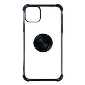 iPhone Shockproof Corner Absorbent TPU Gel Case With Ring Stand