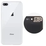 iPhone 8 Plus Rear Back Glass / Battery Cover With Camera Lens & Frame