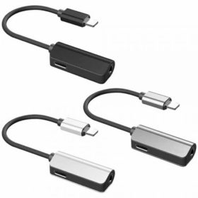 iPhone 2in1 Lightning & 3.5mm Handsfree Adapter